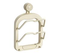 Saucepan Lid Brackets - 2 Tier Suction Cup Wall Mount Holder Organizer Durable | Space Saving Stove Storage Accessory for Kitchen Countertops, Cabinet Door, Interior