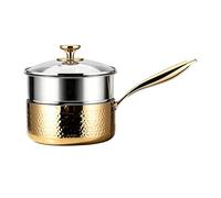 Saucepan with lid, non-stick uncoated cookware with lid handle, saucepans cooking and steaming set, for cooking, roasting, simmering, soups and sauces as well as for the home kitchen in