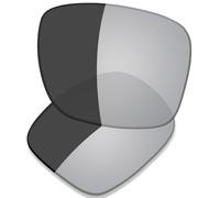 Saucer Premium Replacement Lenses Compatible with Ray-Ban Meta Wayfarer RW4008 53mm Smart Sunglasses High Definition - Grey Photochromic Anti Blue Light Non Polarized