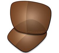 Saucer Premium Replacement Lenses Compatible with Ray-Ban RB4068 60mm Sunglasses High Definition - Amber Brown Polarized