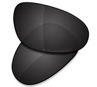 Saucer Premium Replacement Lenses Compatible with Wiley X SG-1 Sunglasses High Defense - Carbon Black Polarized