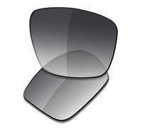 Saucer Premium Replacement Lenses for Oakley Cables OO9129 Sunglasses High Defense - Grey Gradient Tint Non Polarized