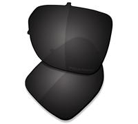 Saucer Premium Replacement Lenses for Oakley Castel OO9147 Sunglasses High Defense - Carbon Black Polarized