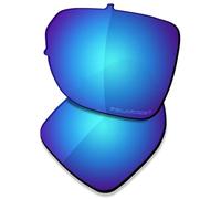 Saucer Premium Replacement Lenses for Oakley Castel OO9147 Sunglasses High Defense - Glacier Blue Polarized