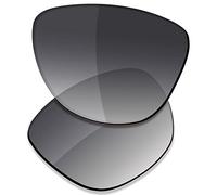 Saucer Premium Replacement Lenses for Oakley Centerboard OX8163 53mm Eyeglasses High Defense - Grey Gradient Tint Polarized