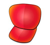 Saucer Premium Replacement Lenses for Oakley Chaminade OO9492 Sunglasses High Definition - Fire Red Polarized