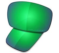 Saucer Premium Replacement Lenses for Oakley Crankshaft OO9239 Sunglasses High Definition - Jade Green Polarized