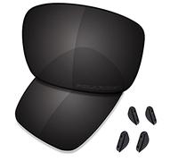 Saucer Premium Replacement Lenses for Oakley Drop Point OO9367 Sunglasses High Definition - Carbon Black Polarized