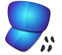 Saucer Premium Replacement Lenses for Oakley Drop Point OO9367 Sunglasses High Definition - Glacier Blue Polarized