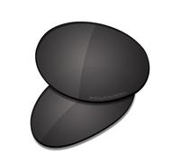 Saucer Premium Replacement Lenses for Oakley Eye Jacket Redux OO9438 Sunglasses High Definition - Carbon Black Polarized