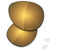 Saucer Premium Replacement Lenses for Oakley Feedback OO4079 Sunglasses High Defense - Bronze Gold Polarized