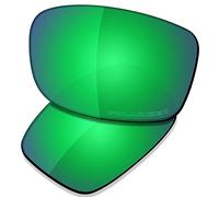 Saucer Premium Replacement Lenses for Oakley Fives Squared OO9238 Sunglasses High Defense - Jade Green Polarized