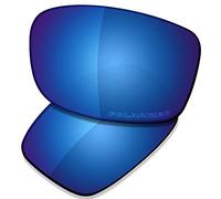 Saucer Premium Replacement Lenses for Oakley Fives Squared OO9238 Sunglasses High Defense - Midnight Blue Polarized