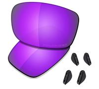 Saucer Premium Replacement Lenses for Oakley Fives Squared OO9238 Sunglasses High Defense - Violet Purple Polarized
