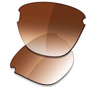 Saucer Premium Replacement Lenses for Oakley Frogskins Lite OO9374 Sunglasses High Defense - Brown Gradient Tint Non Polarized