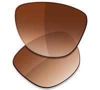 Saucer Premium Replacement Lenses for Oakley Frogskins LX OO2043 Sunglasses High Defense - Brown Gradient Tint Non Polarized