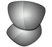 Saucer Premium Replacement Lenses for Oakley Frogskins OO9013 Sunglasses High Defense - Chrome Metal Polarized