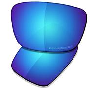 Saucer Premium Replacement Lenses for Oakley Fuel Cell OO9096 Sunglasses High Definition - Glacier Blue Polarized