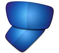 Saucer Premium Replacement Lenses for Oakley Gascan Sunglasses High Defense - Midnight Blue Polarized