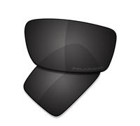 Saucer Premium Replacement Lenses for Oakley Gibston OO9449 Sunglasses High Defense - Carbon Black Polarized