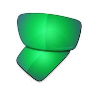 Saucer Premium Replacement Lenses for Oakley Gibston OO9449 Sunglasses High Definition - Jade Green Polarized