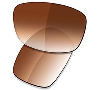 Saucer Premium Replacement Lenses for Oakley Hijinx Sunglasses High Defense - Brown Gradient Tint Non Polarized