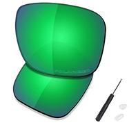 Saucer Premium Replacement Lenses for Oakley Holbrook Metal OO4123 Sunglasses High Definition - Jade Green Polarized