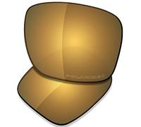 Saucer Premium Replacement Lenses for Oakley Holbrook Mix OO9384 | Holbrook OO9102 Sunglasses High Defense - Bronze Gold Polarized