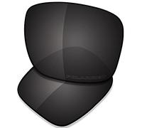 Saucer Premium Replacement Lenses for Oakley Holbrook Mix OO9384 Sunglasses High Defense - Carbon Black Polarized