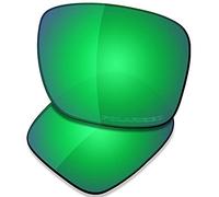 Saucer Premium Replacement Lenses for Oakley Holbrook Mix OO9384 Sunglasses High Defense - Jade Green Polarized