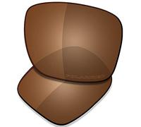 Saucer Premium Replacement Lenses for Oakley Holbrook Mix OO9384 Sunglasses High Definition - Amber Brown Polarized
