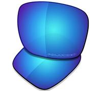 Saucer Premium Replacement Lenses for Oakley Holbrook RX OX8156 54mm Eyeglasses High Defense - Glacier Blue Polarized