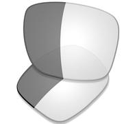 Saucer Premium Replacement Lenses for Oakley Holbrook RX OX8156 54mm Eyeglasses High Defense - Photochromic Activated