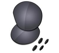 Saucer Premium Replacement Lenses for Oakley HSTN OO9464 50mm Sunglasses High Definition - Shield Black Polarized
