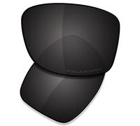 Saucer Premium Replacement Lenses for Oakley Jupiter Carbon OO9220 Sunglasses High Defense - Carbon Black Polarized