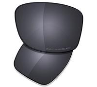 Saucer Premium Replacement Lenses for Oakley Jupiter Carbon OO9220 Sunglasses High Definition - Shield Black Polarized