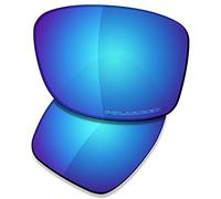 Saucer Premium Replacement Lenses for Oakley Jupiter Squared OO9135 Sunglasses High Defense - Glacier Blue Polarized