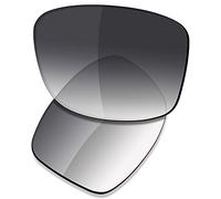 Saucer Premium Replacement Lenses for Oakley Jupiter Squared OO9135 Sunglasses High Defense - Grey Gradient Tint Polarized
