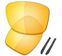 Saucer Premium Replacement Lenses for Oakley Jupiter Squared OO9135 Sunglasses High Defense - HD Yellow Non Polarized