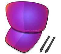 Saucer Premium Replacement Lenses for Oakley Jupiter Squared OO9135 Sunglasses High Defense - Midnight Sun Polarized