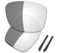 Saucer Premium Replacement Lenses for Oakley Jupiter Squared OO9135 Sunglasses High Defense - Photochromic Activated Non Polarized