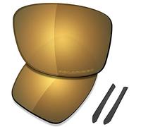 Saucer Premium Replacement Lenses for Oakley Jupiter Squared OO9135 Sunglasses High Definition - Bronze Gold Polarized