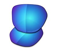 Saucer Premium Replacement Lenses for Oakley Latch Beta OO9436 Sunglasses High Definition - Glacier Blue Polarized