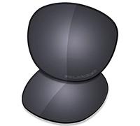 Saucer Premium Replacement Lenses for Oakley Latch OO9265 Sunglasses High Definition - Shield Black Polarized