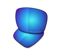 Saucer Premium Replacement Lenses for Oakley Latch SQ OO9353 Sunglasses High Definition - Glacier Blue Polarized