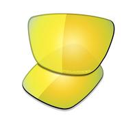Saucer Premium Replacement Lenses for Oakley Leffingwell OO9100 Sunglasses High Defense - 24K Gold Polarized