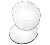 Saucer Premium Replacement Lenses for Oakley Meta HSTN OW8002 51mm Smart Glasses High Defense - HD Clear Anti Blue Light Non Polarized