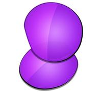 Saucer Premium Replacement Lenses for Oakley Meta HSTN OW8002 51mm Smart Glasses High Defense - Violet Purple Polarized