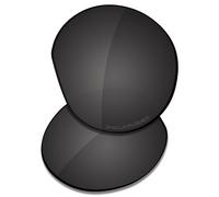 Saucer Premium Replacement Lenses for Oakley Meta HSTN OW8002 51mm Smart Glasses High Definition - Carbon Black Polarized