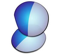 Saucer Premium Replacement Lenses for Oakley Meta HSTN OW8002 51mm Smart Glasses High Definition - Eclipse Blue Photochromic Non Polarized